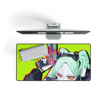 Load image into Gallery viewer, Rebecca | Cyberpunk Edgerunners Mouse Pad (Desk Mat) On Desk
