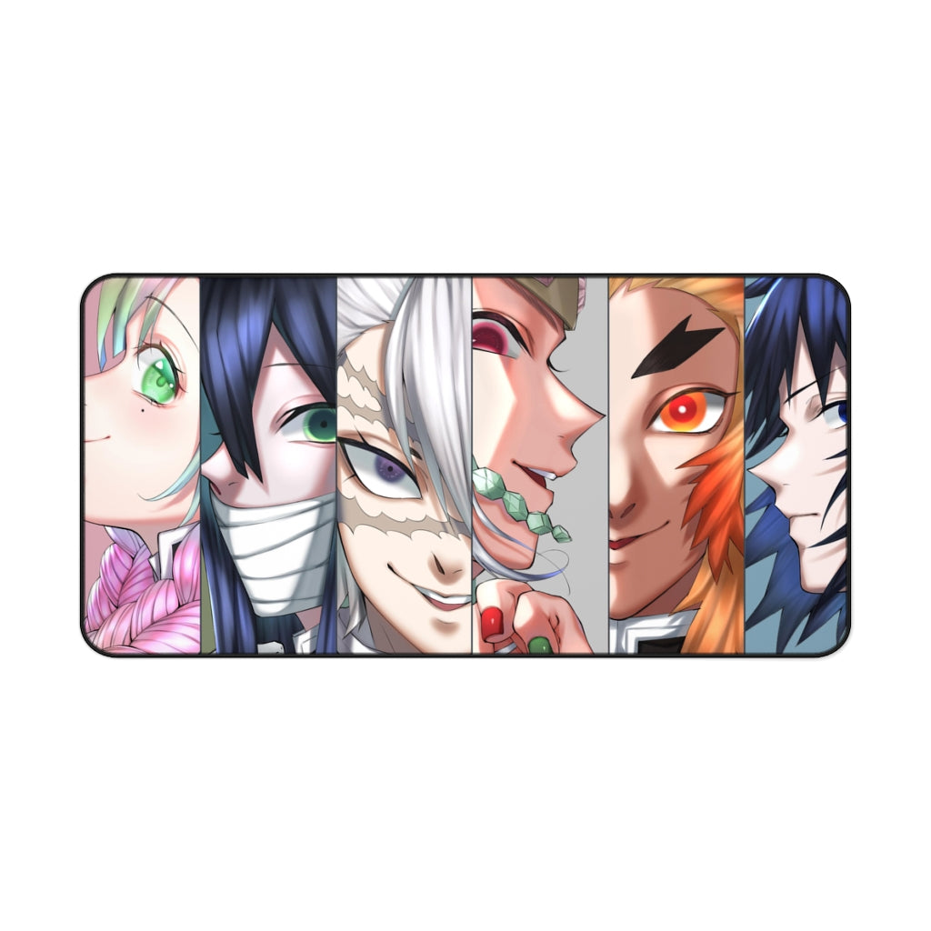 Kyojuro Rengoku Muichiro Tokito and Shinobu Kochou Mouse Pad (Desk Mat)