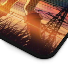 Load image into Gallery viewer, Gon and Killua walking at a beautiful sunset Mouse Pad (Desk Mat) Hemmed Edge
