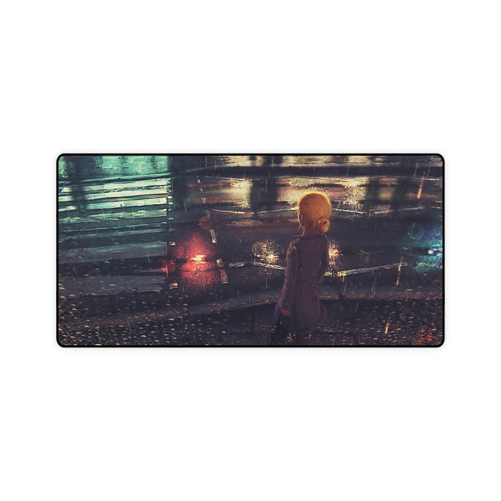 Anime Rain Mouse Pad (Desk Mat)
