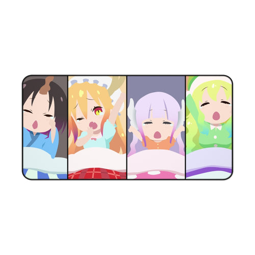 Miss Kobayashi's Dragon Maid Kanna Kamui, Elma, Kobayashi San Chi No Maid Dragon, Quetzalcoatl, Tohru Mouse Pad (Desk Mat)