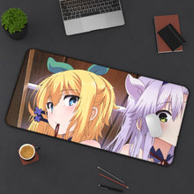 Load image into Gallery viewer, Rokudenashi Majutsu Koushi To Akashic Records Sistine Fibel, Rumia Tingel Mouse Pad (Desk Mat) On Desk
