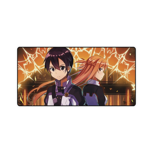 Sword Art Online Kazuto Kirigaya, Asuna Yuuki Mouse Pad (Desk Mat)