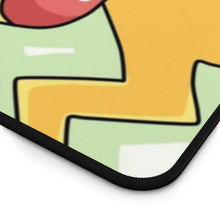 Load image into Gallery viewer, Pikachu and Raichu Mouse Pad (Desk Mat) Hemmed Edge
