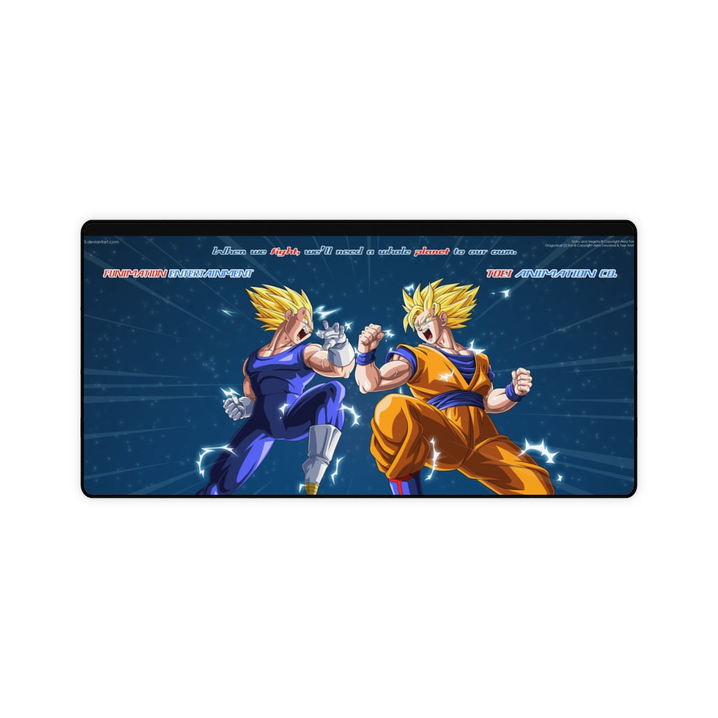 Vegeta and Goku Mouse Pad (Desk Mat)