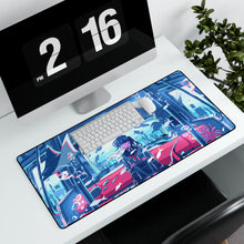 Load image into Gallery viewer, Anime girl crying in her underwater dreams Mouse Pad (Desk Mat) With Laptop
