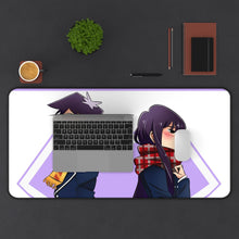 Load image into Gallery viewer, Komi Can&#39;t Communicate Komi Shouko, Tadano Hitohito Mouse Pad (Desk Mat) With Laptop
