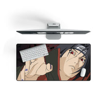 Load image into Gallery viewer, Itachi Uchiha Mouse Pad (Desk Mat) On Desk
