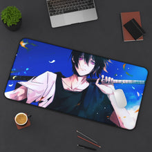 Load image into Gallery viewer, Fire Force Benimaru Shinmon Mouse Pad (Desk Mat) On Desk
