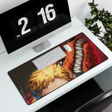 Load image into Gallery viewer, Naruto Uzumaki and Kurama Mouse Pad (Desk Mat) With Laptop
