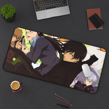 Load image into Gallery viewer, Darker Than Black Hei, Yin, Mao, Misaki Kirihara, Amber Mouse Pad (Desk Mat) On Desk
