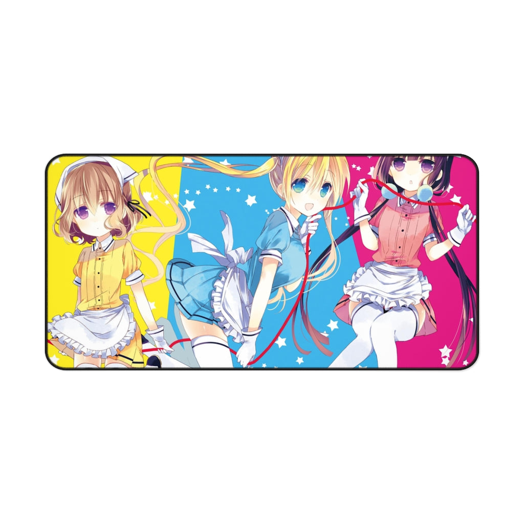 Blend S Maika Sakuranomiya, Kaho Hinata, Mafuyu Hoshikawa Mouse Pad (Desk Mat)