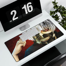 Load image into Gallery viewer, Tokyo Ghoul Ken Kaneki Mouse Pad (Desk Mat) With Laptop
