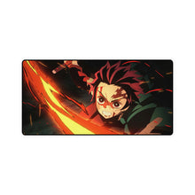 Load image into Gallery viewer, Tanjiro, Flame, Kimetsu no Yaiba, Mouse Pad (Desk Mat)
