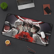 Load image into Gallery viewer, Danganronpa Mouse Pad (Desk Mat) On Desk
