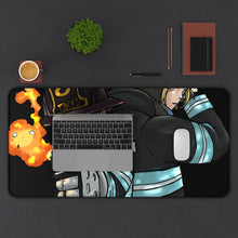 Load image into Gallery viewer, Fire Force Shinra Kusakabe Mouse Pad (Desk Mat) With Laptop

