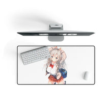 Load image into Gallery viewer, Anime Girl Mouse Pad (Desk Mat) On Desk
