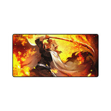 Load image into Gallery viewer, Kyojuro Flame Hashira Demon Mouse Pad (Desk Mat)
