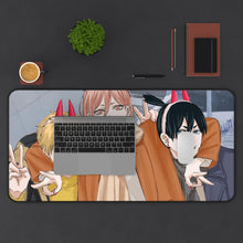 Load image into Gallery viewer, Chainsaw Man Mouse Pad (Desk Mat) With Laptop
