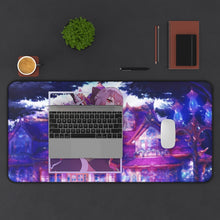 Load image into Gallery viewer, Shinoa Hīragi Mouse Pad (Desk Mat) With Laptop
