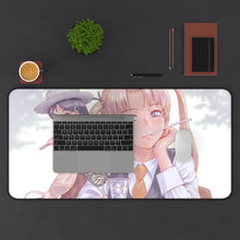 Load image into Gallery viewer, Gunslinger Girl Mouse Pad (Desk Mat) With Laptop
