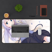 Load image into Gallery viewer, Is The Order A Rabbit? Mouse Pad (Desk Mat) With Laptop
