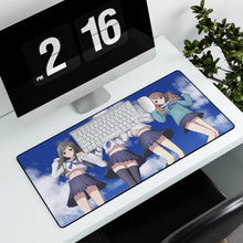 Load image into Gallery viewer, Hanasaku Iroha Mouse Pad (Desk Mat) With Laptop
