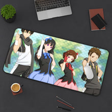 Load image into Gallery viewer, Hyouka Eru Chitanda, Satoshi Fukube, Mayaka Ibara Mouse Pad (Desk Mat) On Desk
