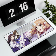 Load image into Gallery viewer, Hanasaku Iroha Mouse Pad (Desk Mat) With Laptop
