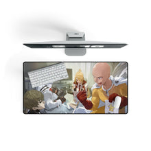 Load image into Gallery viewer, Anime One-Punch Man Mouse Pad (Desk Mat) On Desk
