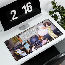 Load image into Gallery viewer, Girls und Panzer Mouse Pad (Desk Mat) With Laptop
