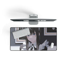 Load image into Gallery viewer, Anime Girl Mouse Pad (Desk Mat) On Desk
