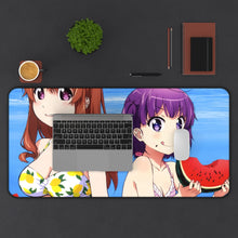Load image into Gallery viewer, Gourmet Girl Graffiti Mouse Pad (Desk Mat) With Laptop
