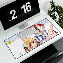 Load image into Gallery viewer, Magical Girl Lyrical Nanoha Mouse Pad (Desk Mat) With Laptop
