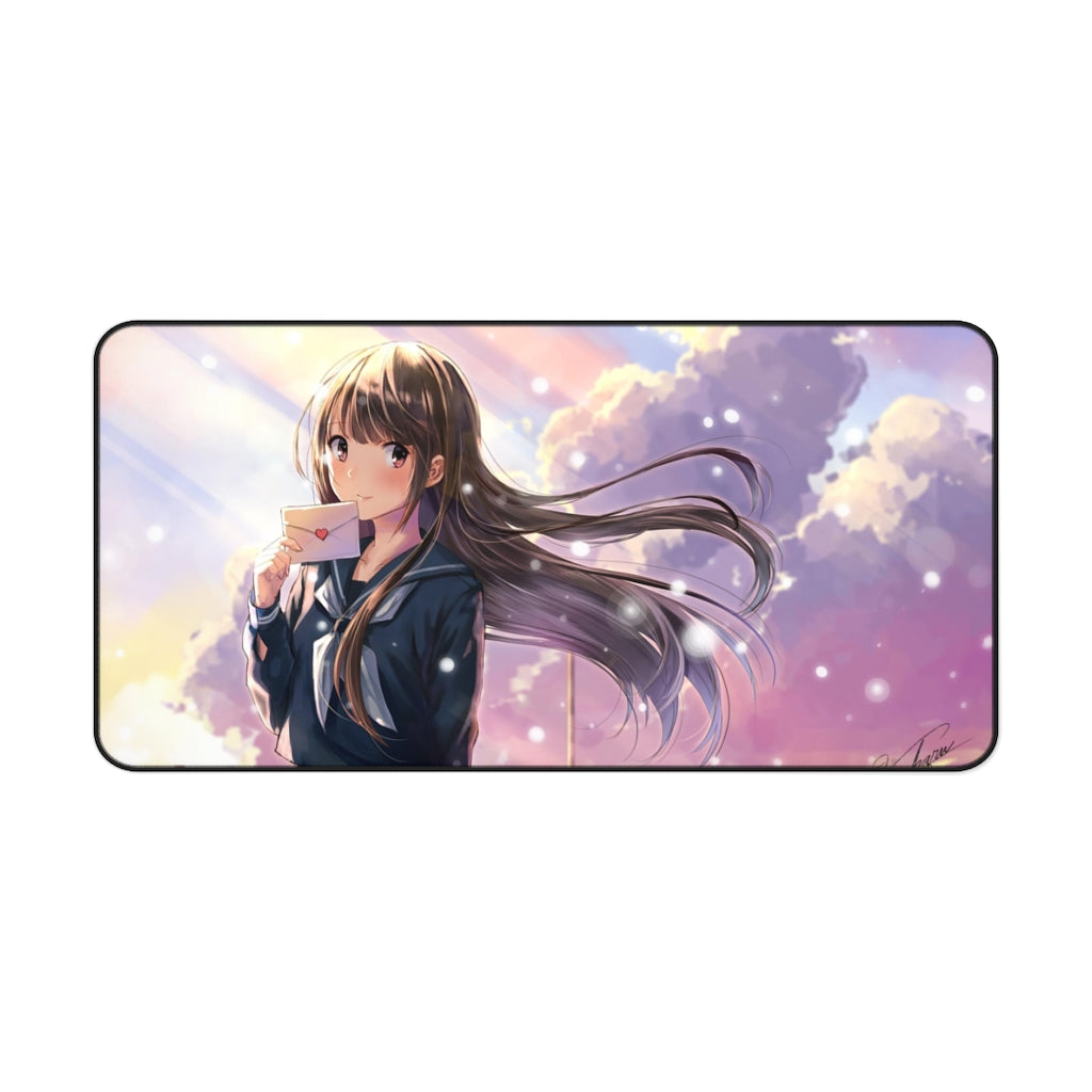 Anime Girl Mouse Pad (Desk Mat)
