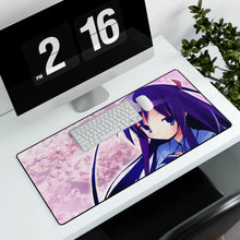 Load image into Gallery viewer, Hanbun no Tsuki ga Noboru Sora Mouse Pad (Desk Mat) With Laptop
