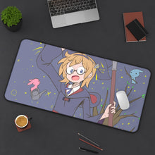 Load image into Gallery viewer, Little Witch Academia Computer Keyboard Pad, Lotte Yanson Mouse Pad (Desk Mat) On Desk
