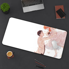 Load image into Gallery viewer, Monthly Girls&#39; Nozaki-kun Chiyo Sakura, Umetarou Nozaki Mouse Pad (Desk Mat) On Desk
