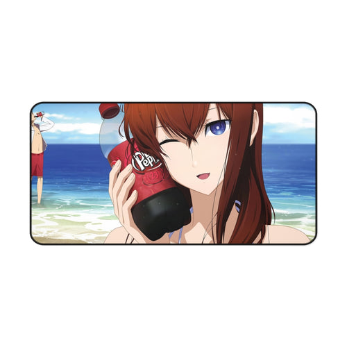 Makise Kurisu & Rintarou Kyouma-Dr Pepper Addicts Mouse Pad (Desk Mat)