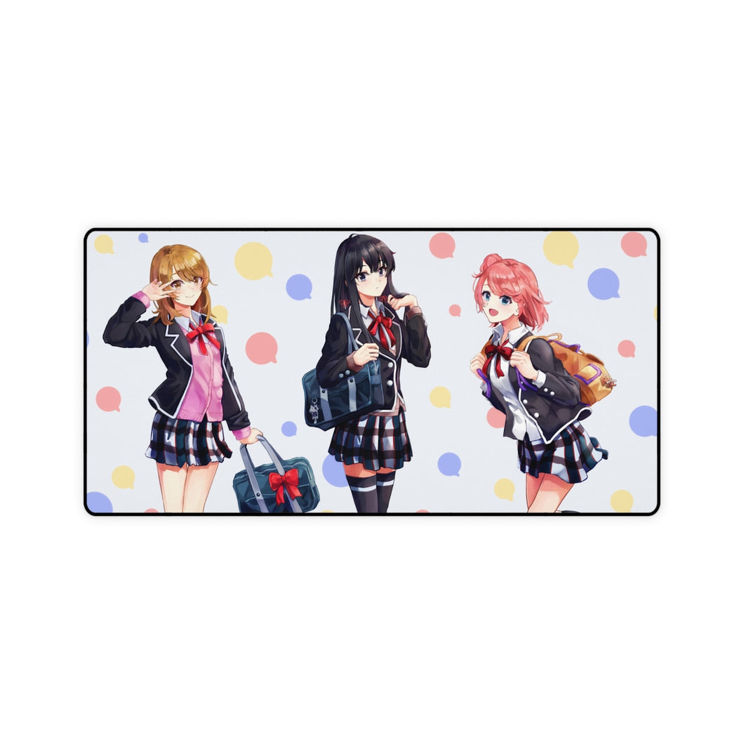 My Teen Romantic Comedy SNAFU Yukino Yukinoshita, Yui Yuigahama Mouse Pad (Desk Mat)