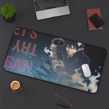 Load image into Gallery viewer, Blue Exorcist Rin Okumura Mouse Pad (Desk Mat) On Desk
