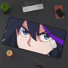 Load image into Gallery viewer, Ryuko in Go Go&#39;s hair Mouse Pad (Desk Mat) On Desk
