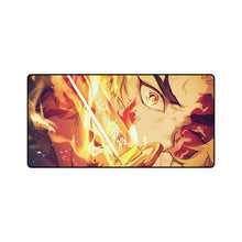 Load image into Gallery viewer, #8.2055, Demon Slayer, Kyojuro Rengoku, Katana, Flame, Pillar, Mouse Pad (Desk Mat)
