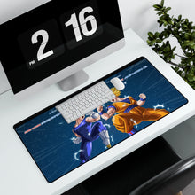 Load image into Gallery viewer, Vegeta and Goku Mouse Pad (Desk Mat) With Laptop
