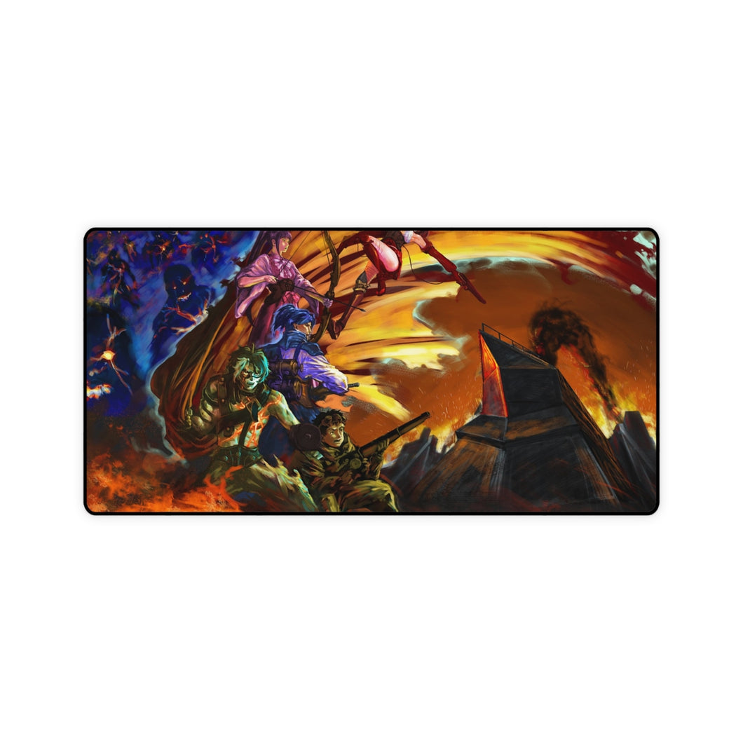 Kabaneri of the Iron Fortress Mumei, Ikoma, Kurusu, Ayame Yomogawa, Takumi Mouse Pad (Desk Mat)