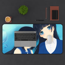 Load image into Gallery viewer, Nagi No Asukara Mouse Pad (Desk Mat) With Laptop
