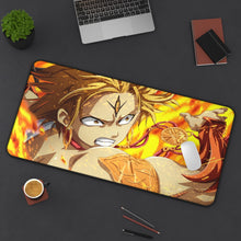 Load image into Gallery viewer, Magi: The Labyrinth Of Magic Alibaba Saluja, Japanese Desk Mat Mouse Pad (Desk Mat) On Desk
