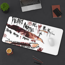 Load image into Gallery viewer, Anime Death Note Mouse Pad (Desk Mat) On Desk
