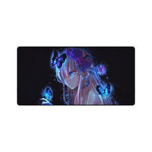 Load image into Gallery viewer, Anime Girl and Butterflies Mouse Pad (Desk Mat)
