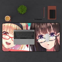 Load image into Gallery viewer, Lycoris Recoil Takina Inoue, Chisato Nishikigi Mouse Pad (Desk Mat) With Laptop
